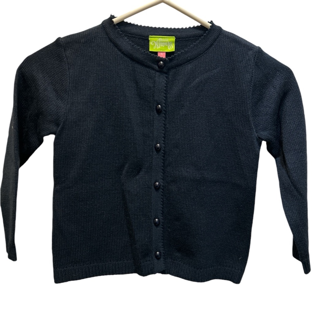 Navy Button Up Sweater